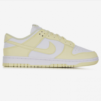 NIKE DUNK LOW BLANC/JAUNE