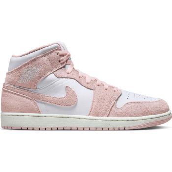 Air Jordan 1 Mid SE Pink Suede